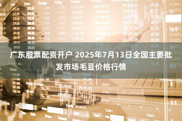 广东股票配资开户 2025年7月13日全国主要批发市场毛豆价格行情