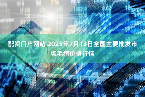 配资门户网站 2025年7月13日全国主要批发市场毛猪价格行情