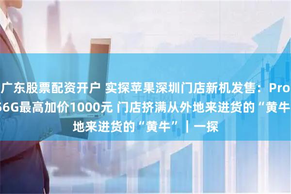 广东股票配资开户 实探苹果深圳门店新机发售：Pro Max 256G最高加价1000元 门店挤满从外地来进货的“黄牛”｜一探
